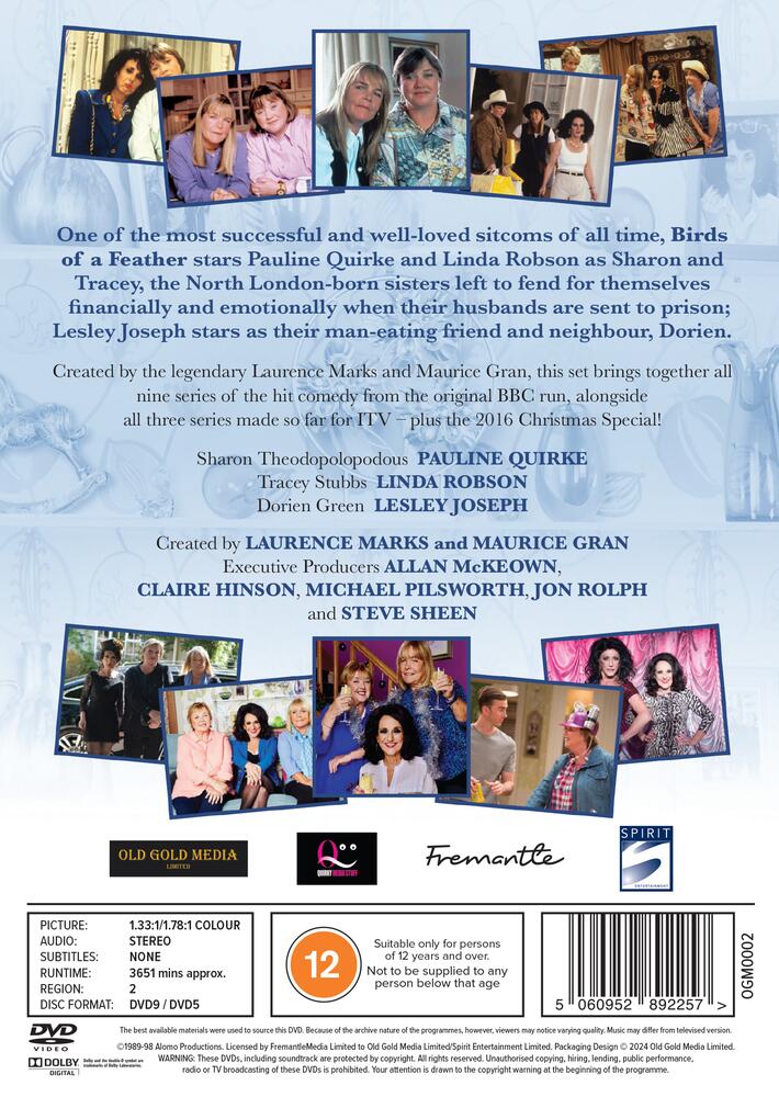 Birds Of A Feather Series 1 to 9 (BBC) 1 to 3 (ITV) Complete Collection DVD