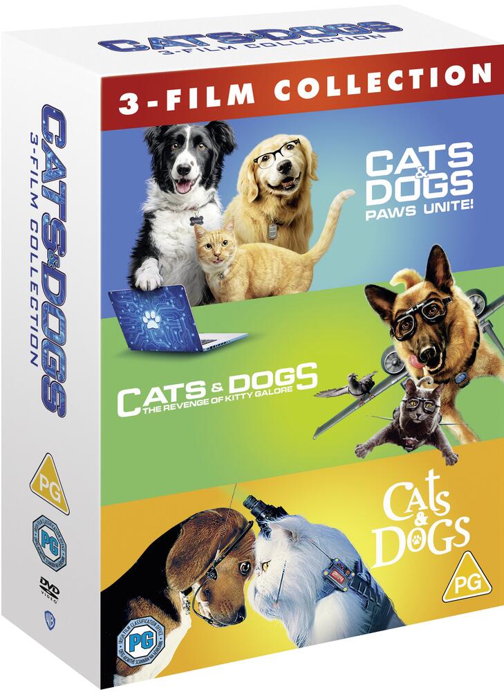 Cats &amp; Dogs 1 to 3 Collection DVD