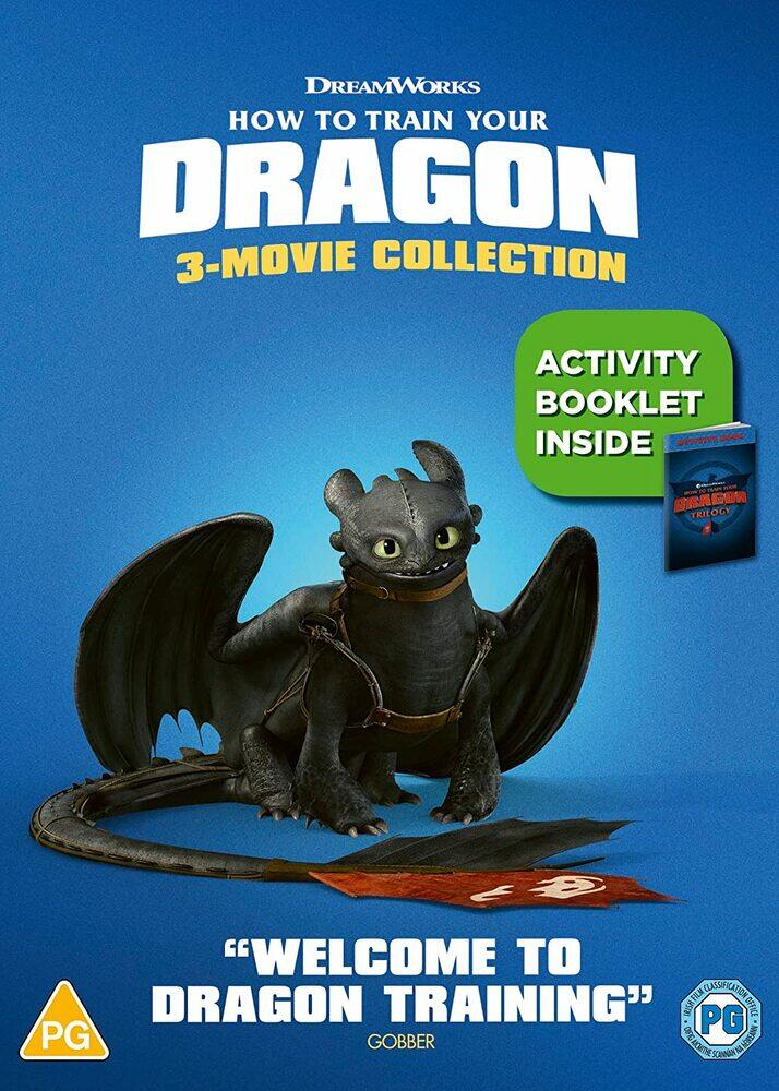 How To Train Your Dragon 1 to 3 (With Activity Book) DVD