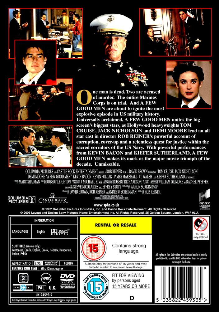 A Few Good Men DVD