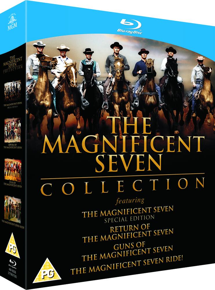 The Magnificent Seven Movie Collection (4 Fims) Blu-Ray
