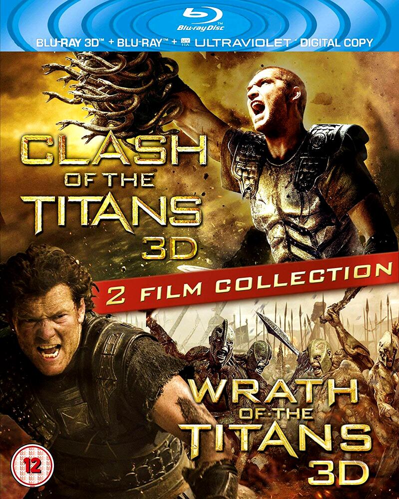 Clash Of The Titans 3D+2D / Wrath Of The Titans 3D+2D Blu-Ray