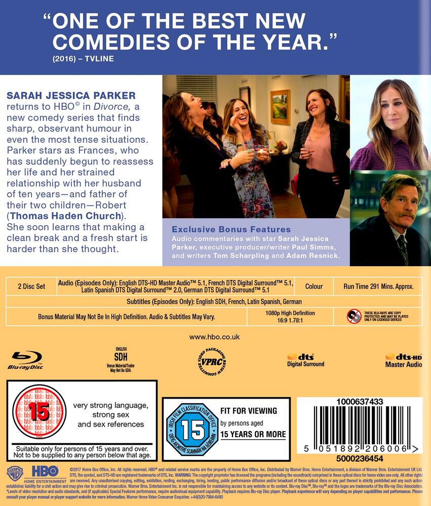 Divorce Season 1 Blu-Ray