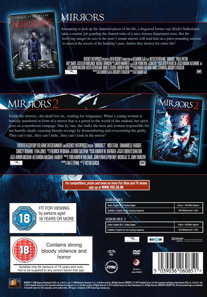 Mirrors / Mirrors 2 DVD