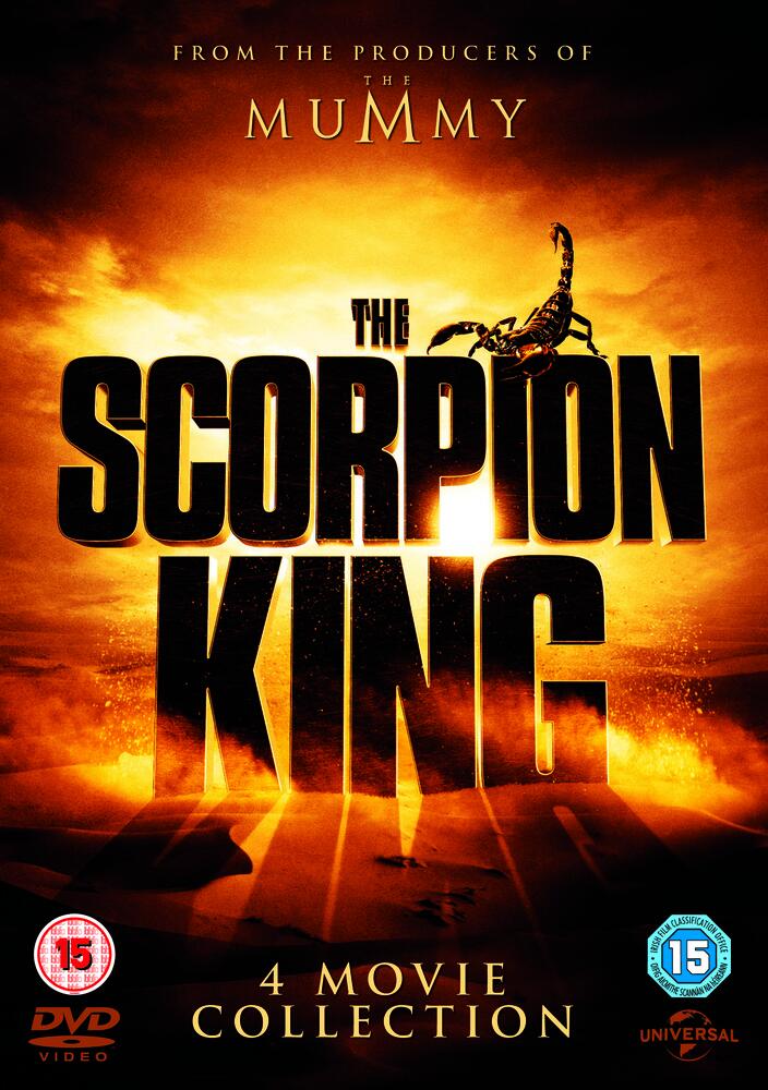 The Scorpion King 1 to 4 Complete Movie Quadrilogy (4 Films) DVD