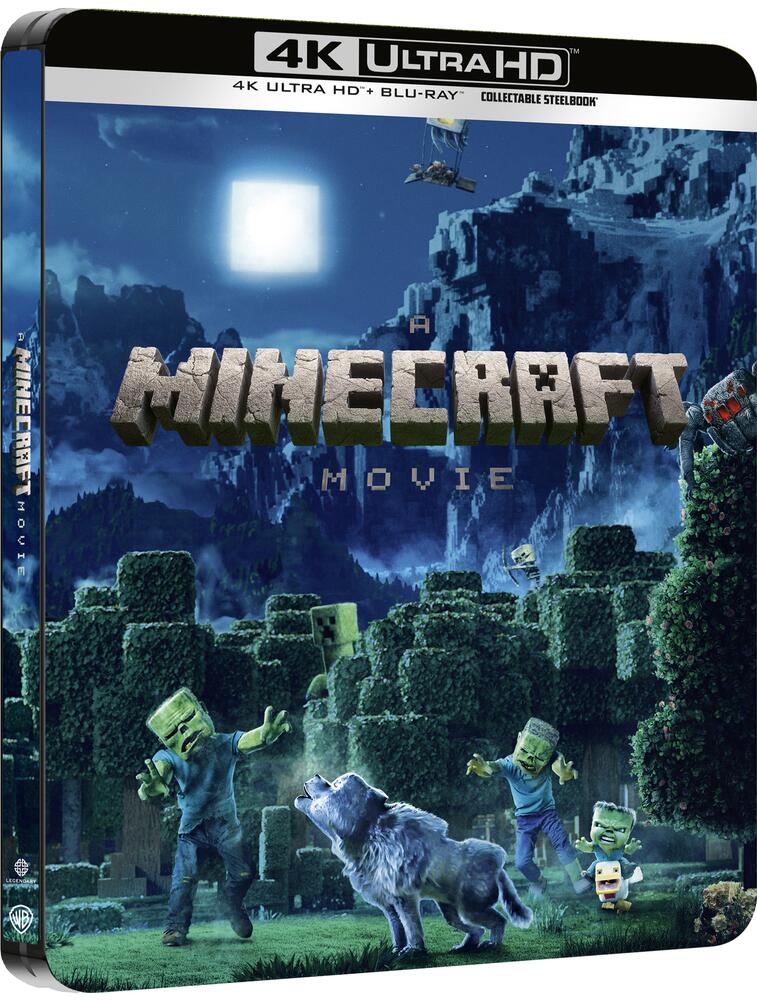 A Minecraft Movie Limited Edition Steelbook 4K Ultra HD + Blu-Ray