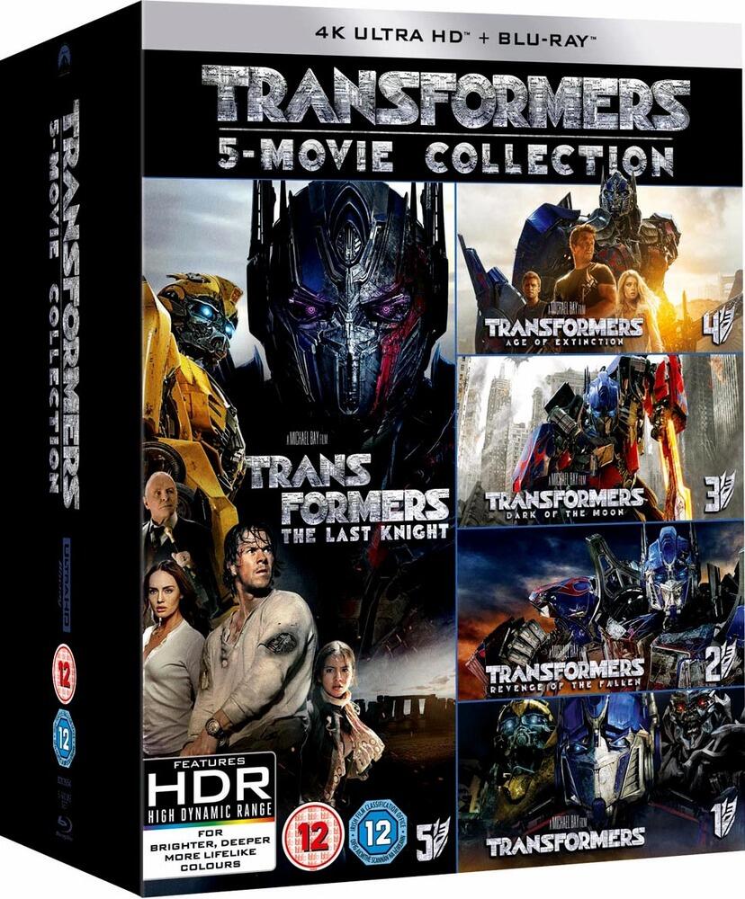 Transformers 1-5 Movie Collection (5 Films) 4K Ultra HD