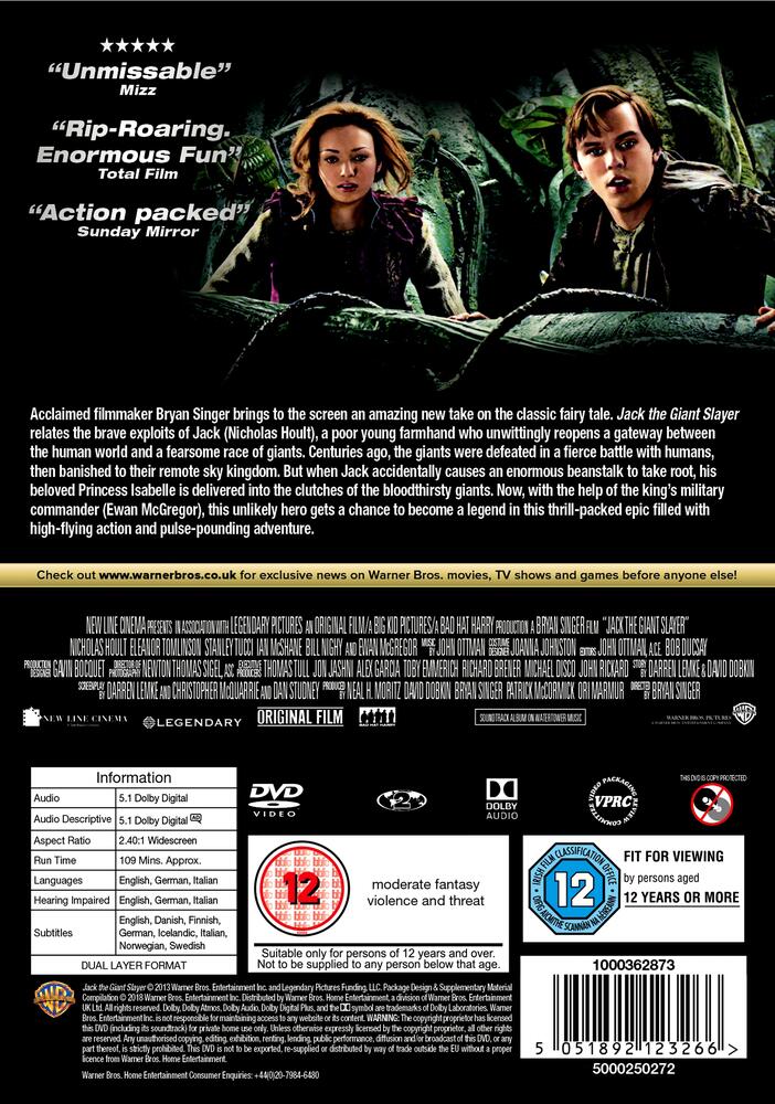 Jack The Giant Slayer DVD