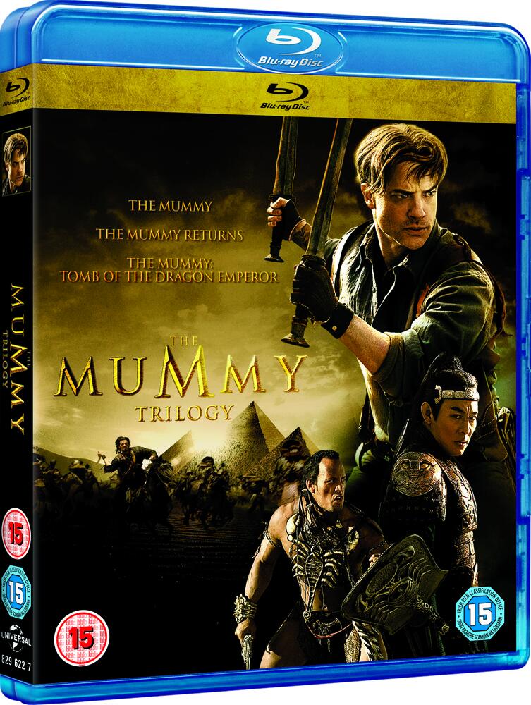 The Mummy Trilogy - The Mummy / The Mummy Returns / The Mummy - Tomb Of The Dragon Emperor Blu-Ray