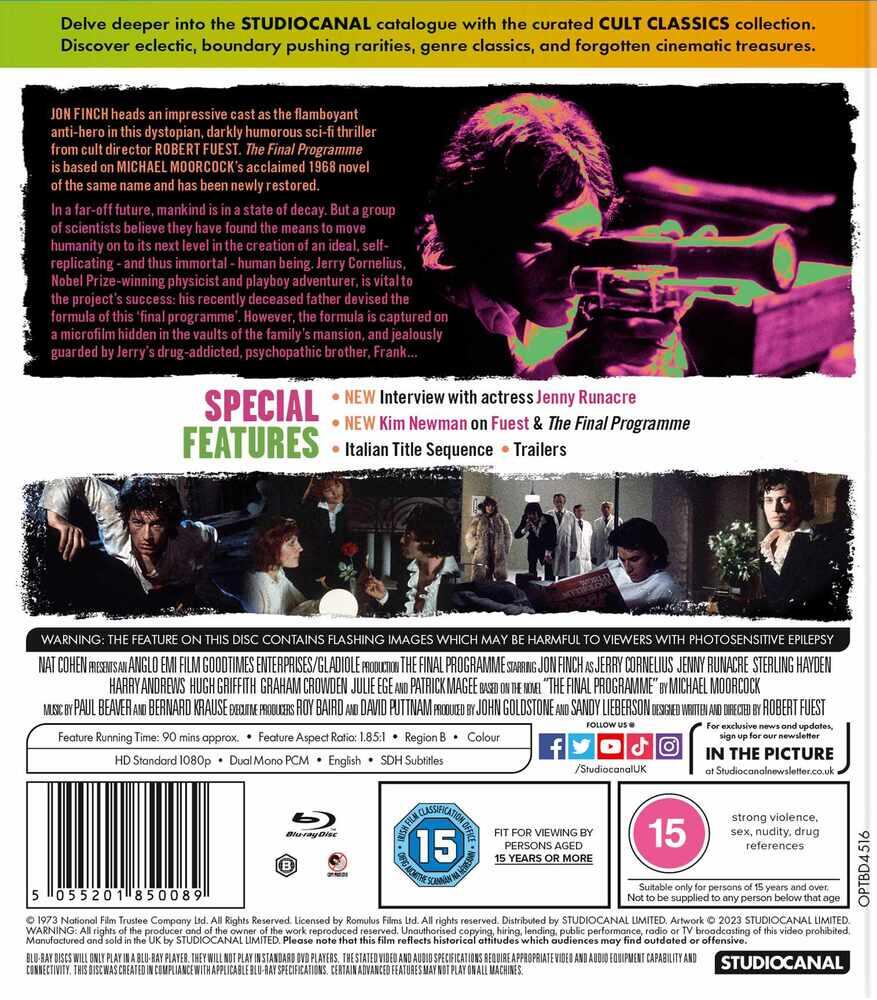 The Final Programme Blu-Ray