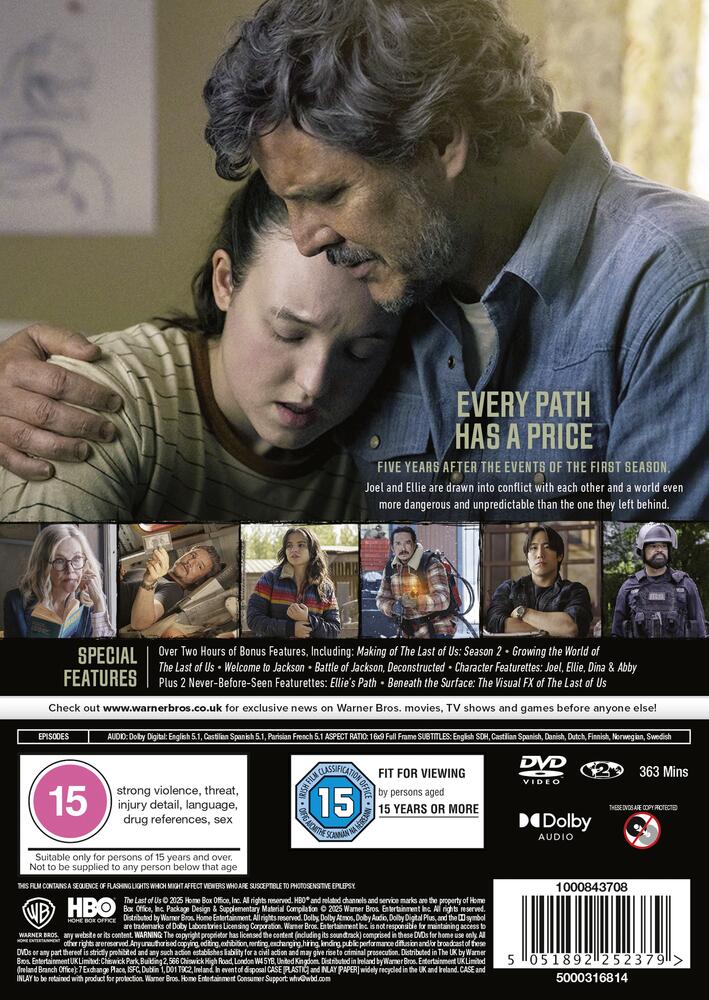The Last Of Us Season 2 DVD
