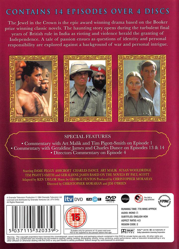 The Jewel In The Crown Complete Series - 25th Anniversary