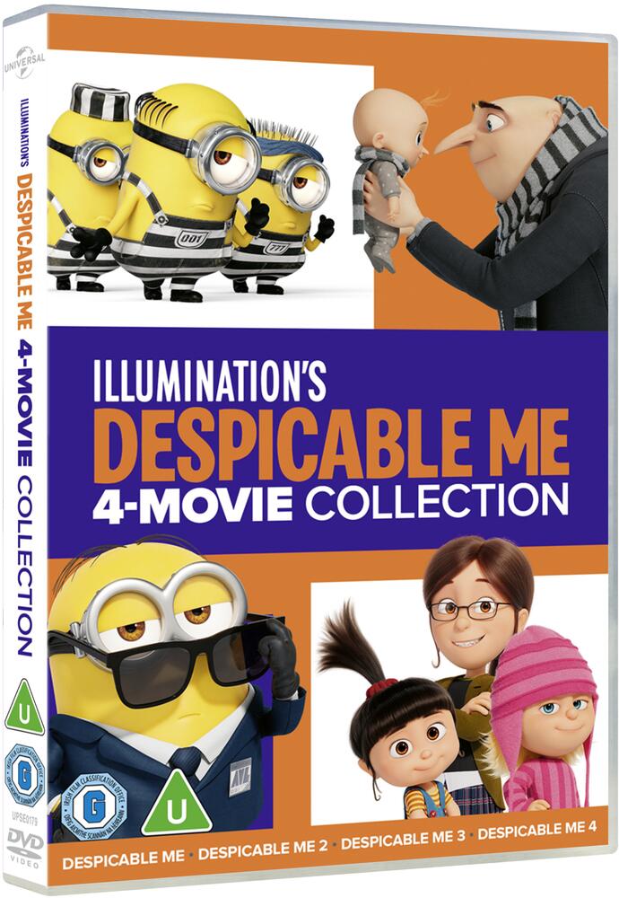 Despicable Me / Despicable Me 2 / Despicable Me 3 / Despicable Me 4 DVD