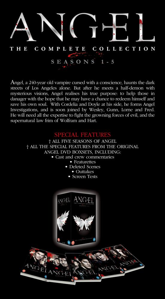 Angel Seasons 1 to 5 Complete Collection DVD