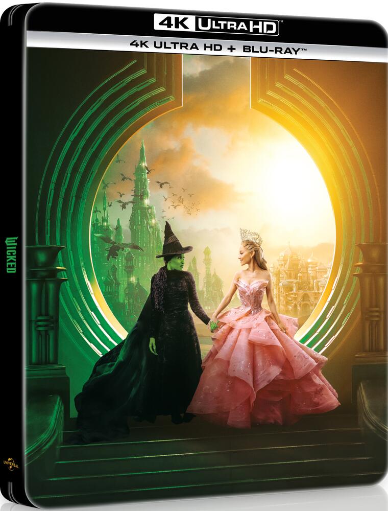Wicked (2024) Limited Collectors Edition Steelbook 4K Ultra HD + Blu-Ray