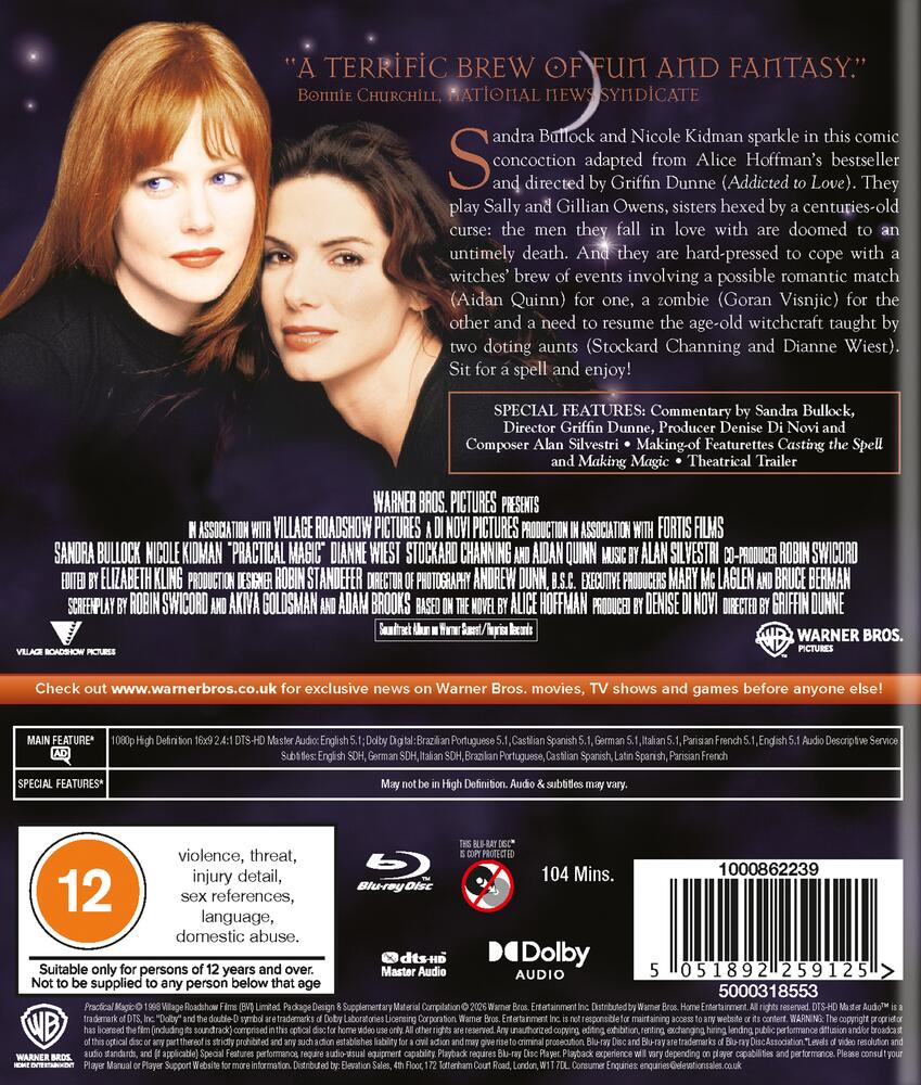 Practical Magic Blu-Ray