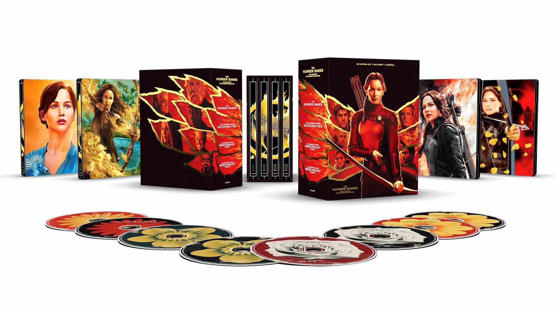 The Hunger Games - The Ultimate Steelbook Collection 4K Ultra HD + Blu-Ray