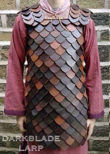 Armour made of hundreds of overlapping scales