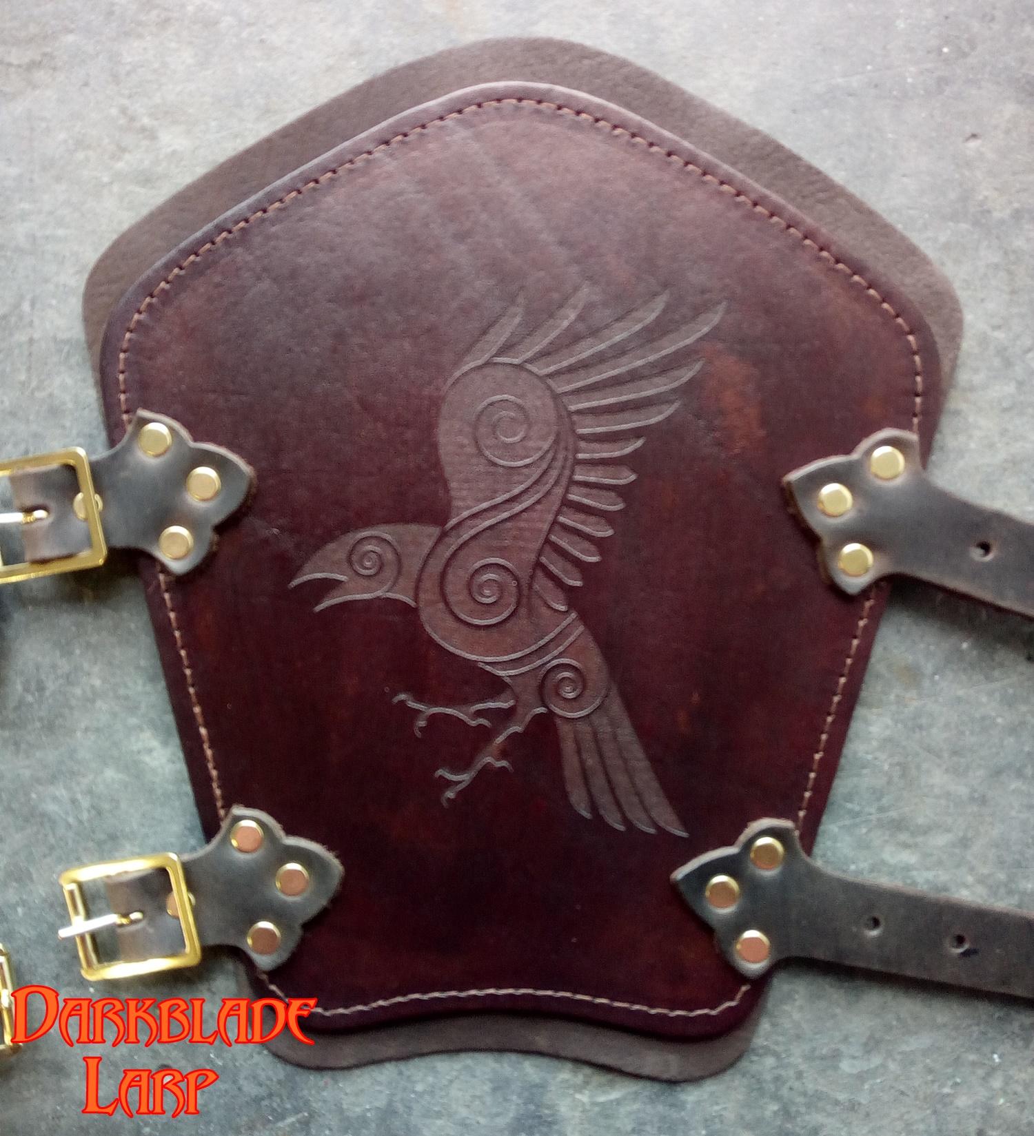 Engraved Waxed Bracers Slimline