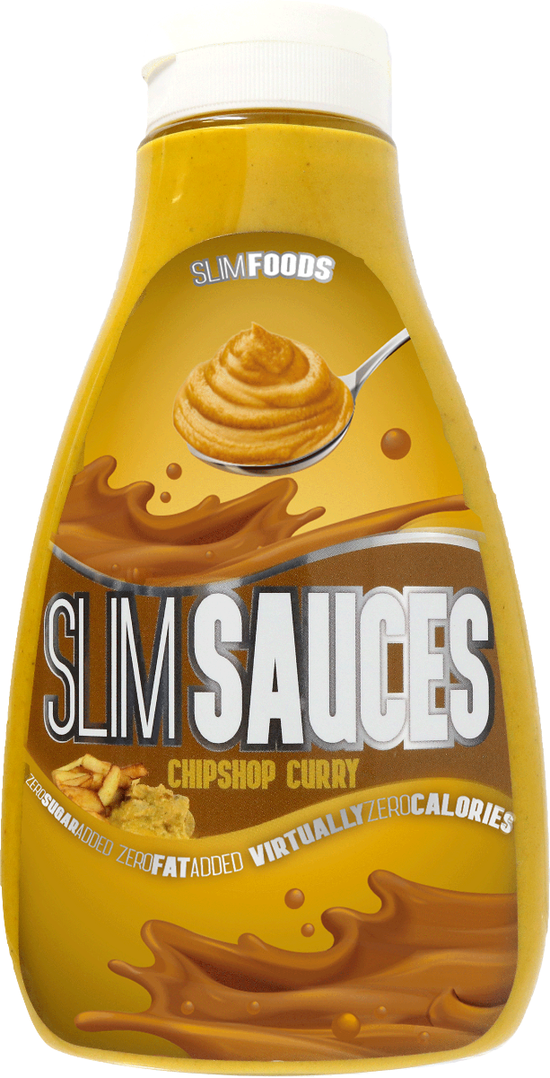 Slim Sauces Chip Shop Curry 425ml Skinny Zero Calorie Keto Vegan Low Carb