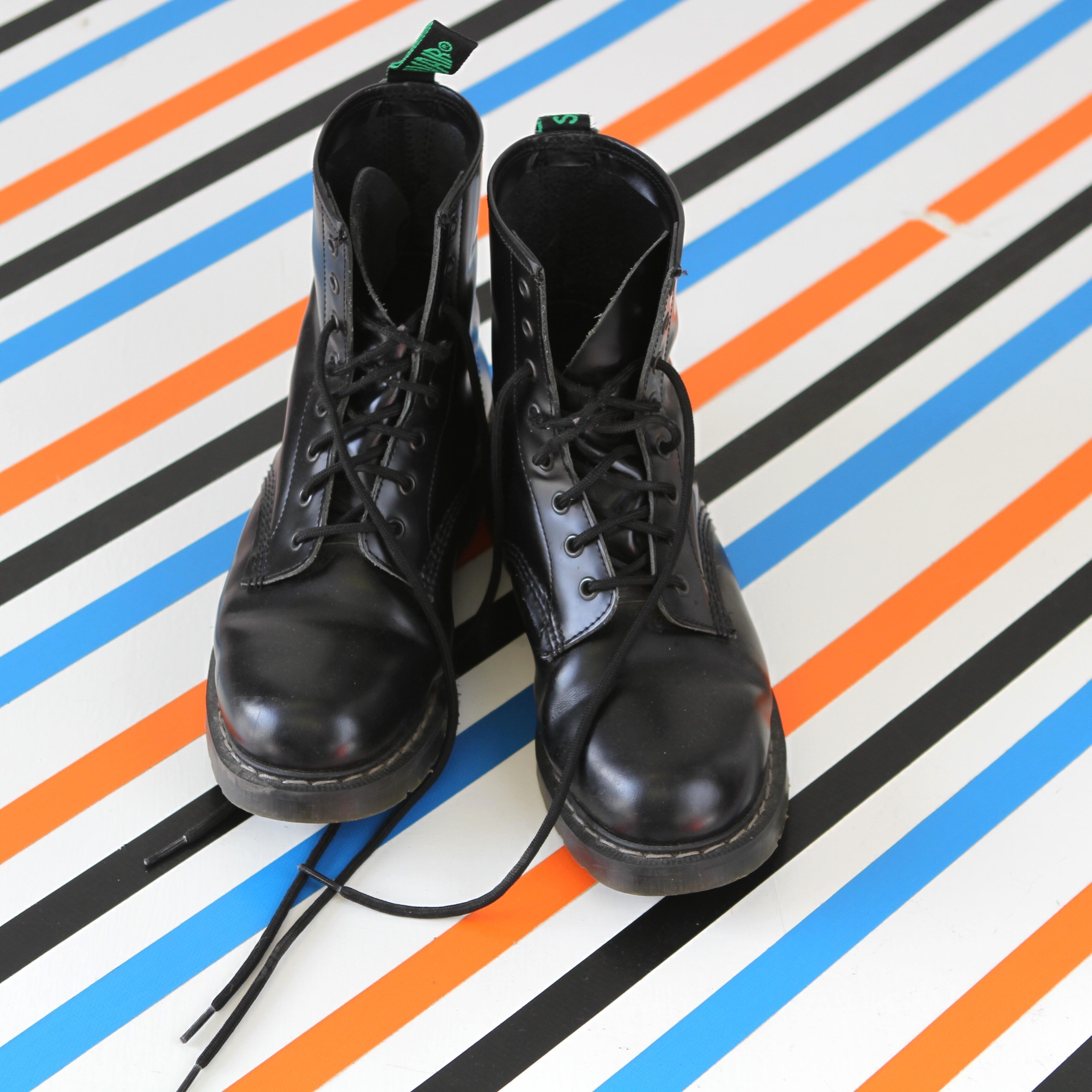 Fabulous black Solovair derby boots
