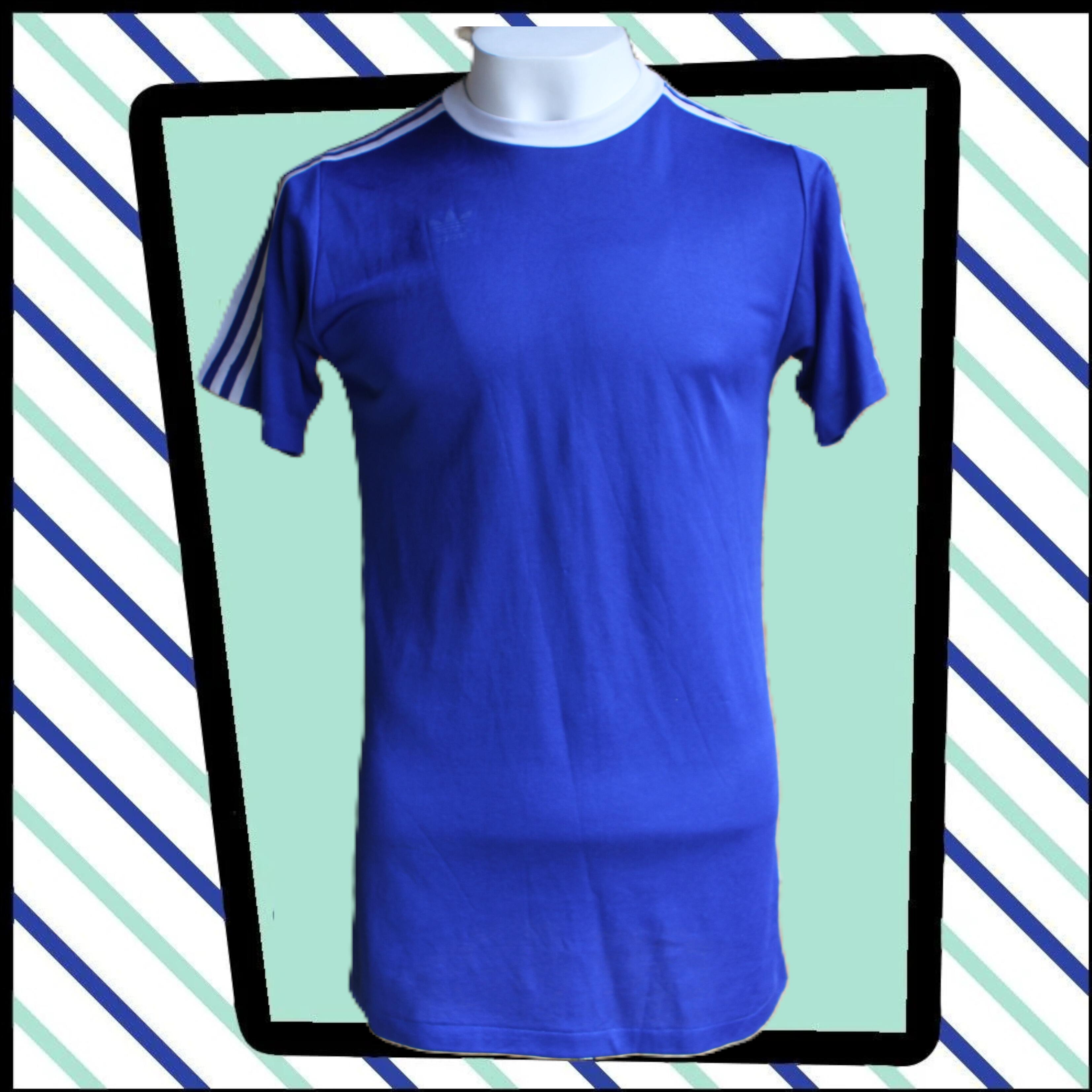 Vintage 70s/80s Adidas  football shirt, made in W.Germany
