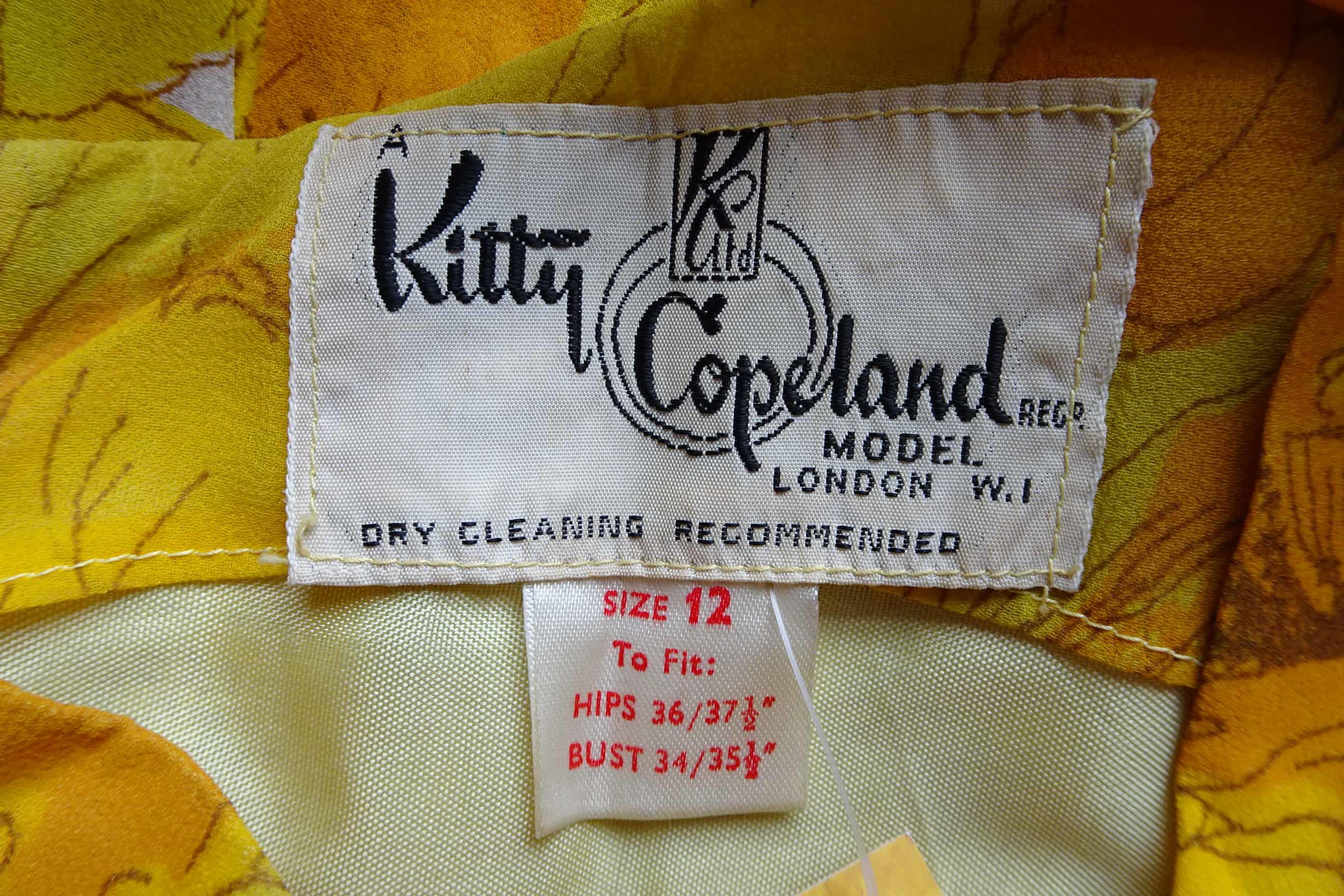 1950s KITTY COPELAND DRESS