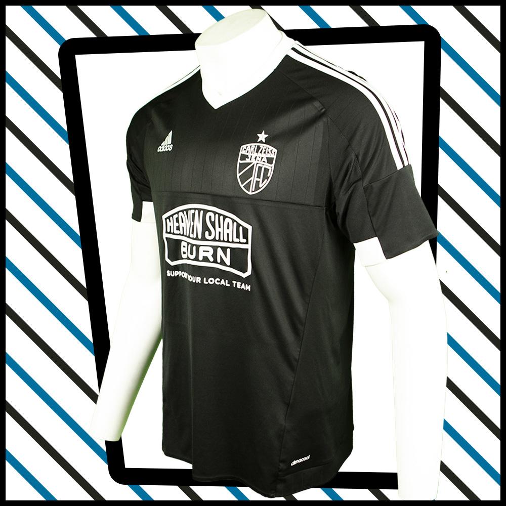 FC Carl Zeiss Jena×heaven shall burn FC Carl Zeiss Jena 24-25 'Heaven Shall Burn' Pre-Match Shirt