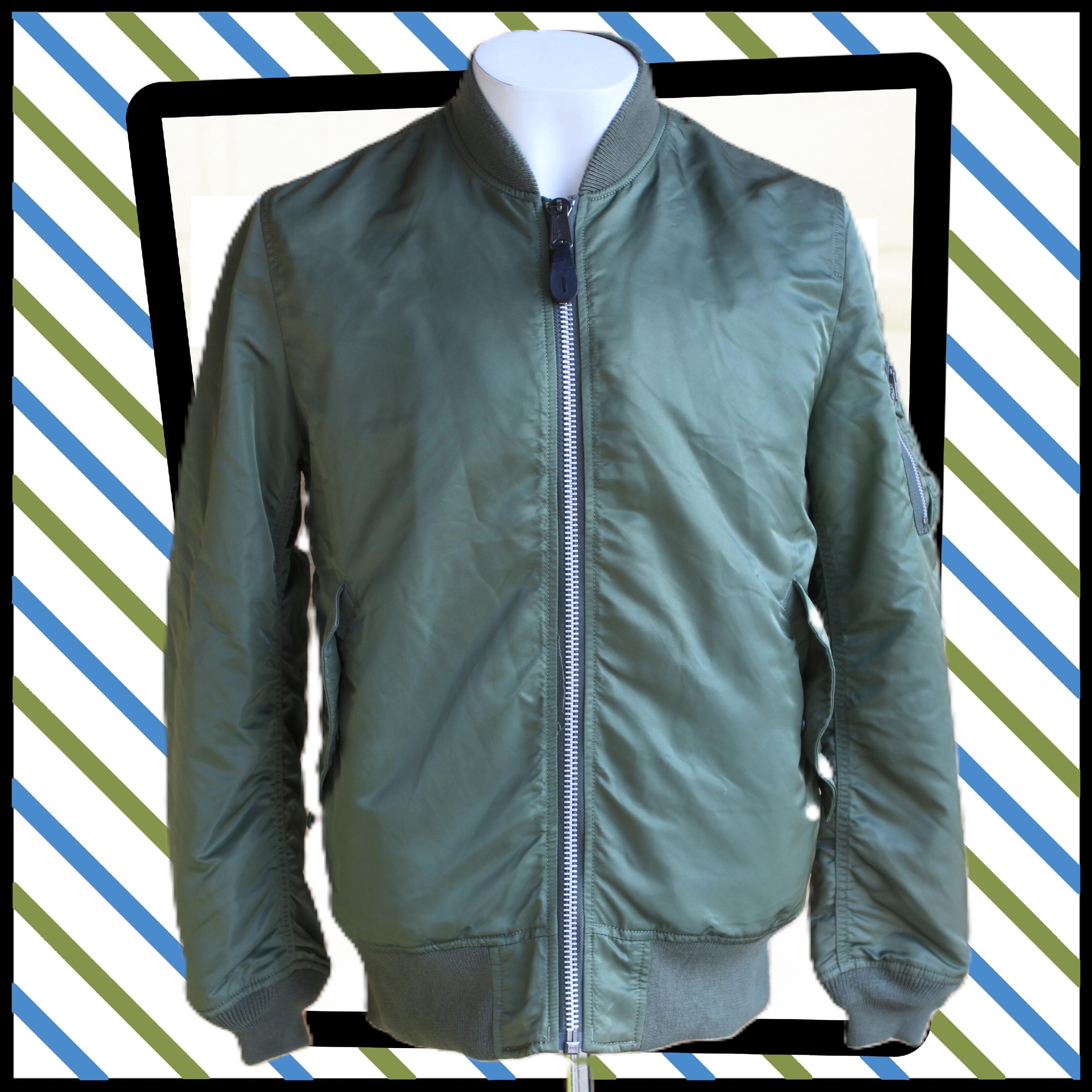 Fantastic Vintage ALPHA Industries inc. Flyers Man Intermediate MA-1 Bomber Reversible JACKET