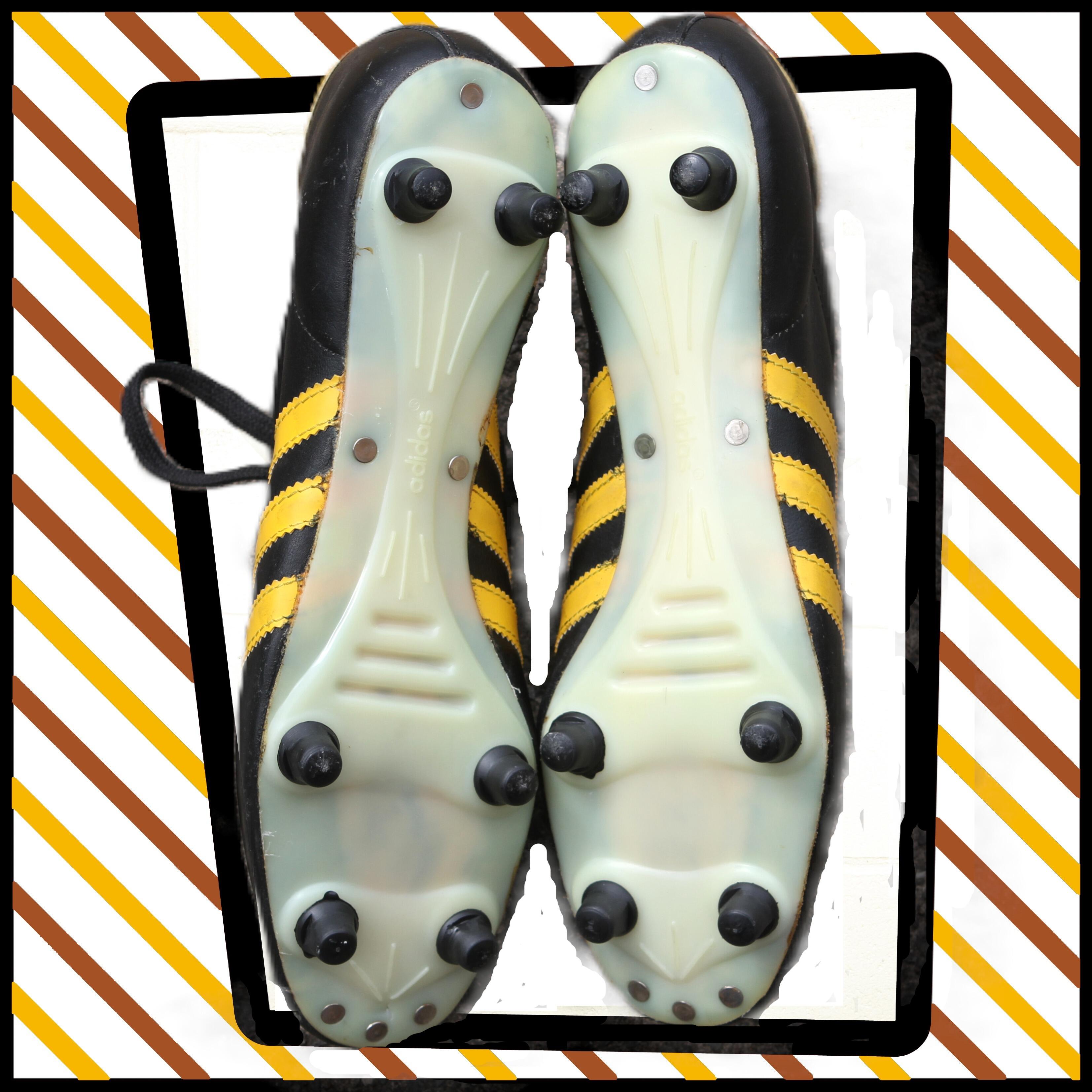 amazing 1970s Vintage Adidas Celtic Football Boots- view of sole