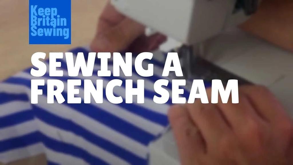 Sewing a French Seam