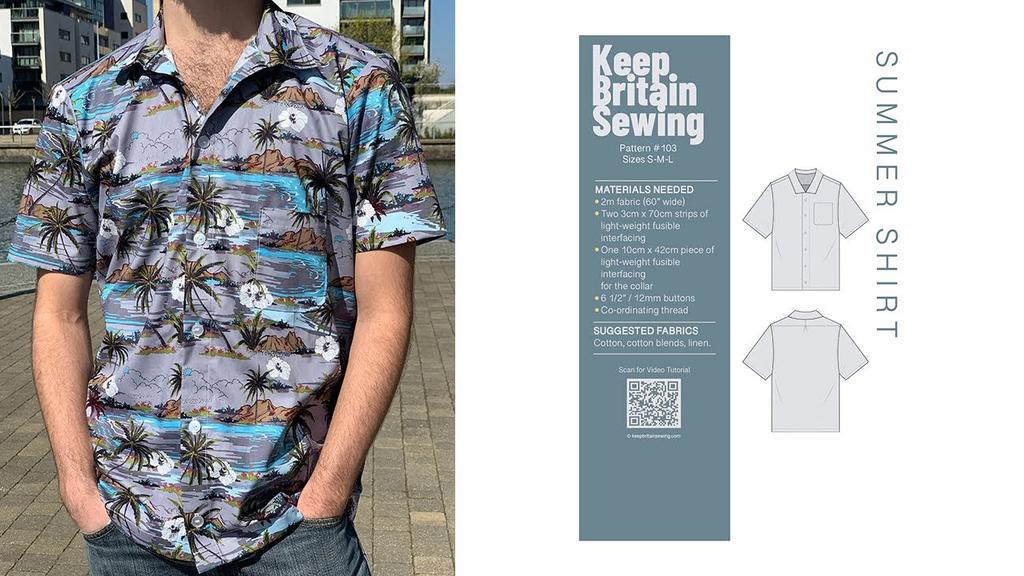Summer Shirt Pattern Tutorial