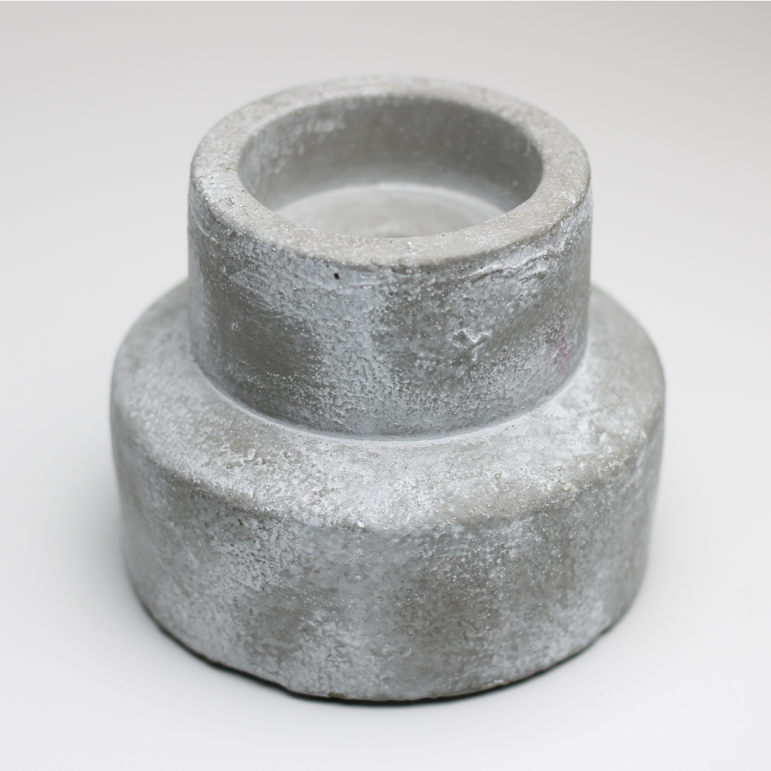 candlestick holder concrete