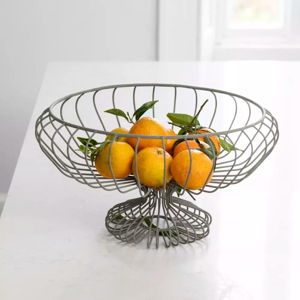 rustic wire fruit bowl