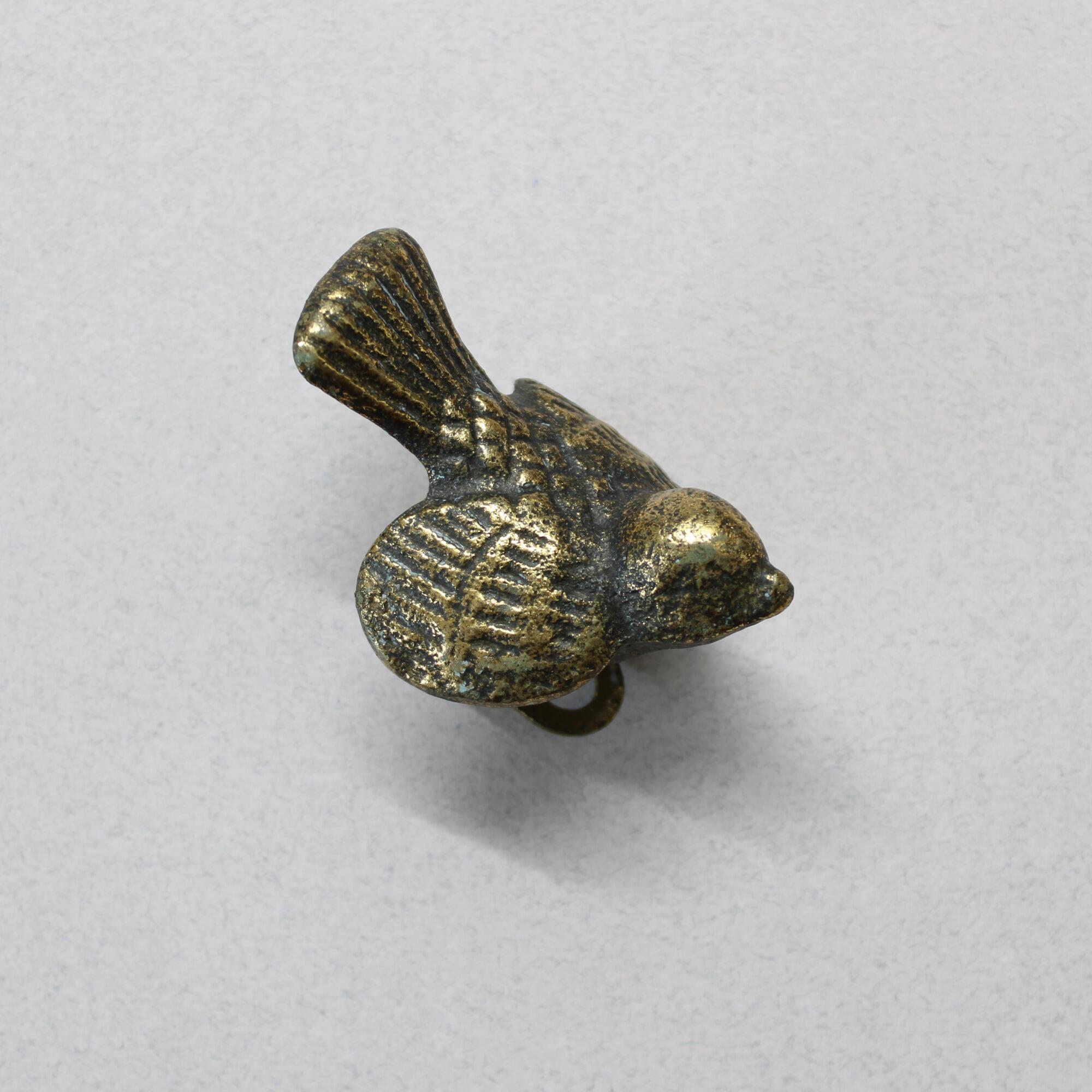 bird wall hook vintage gold