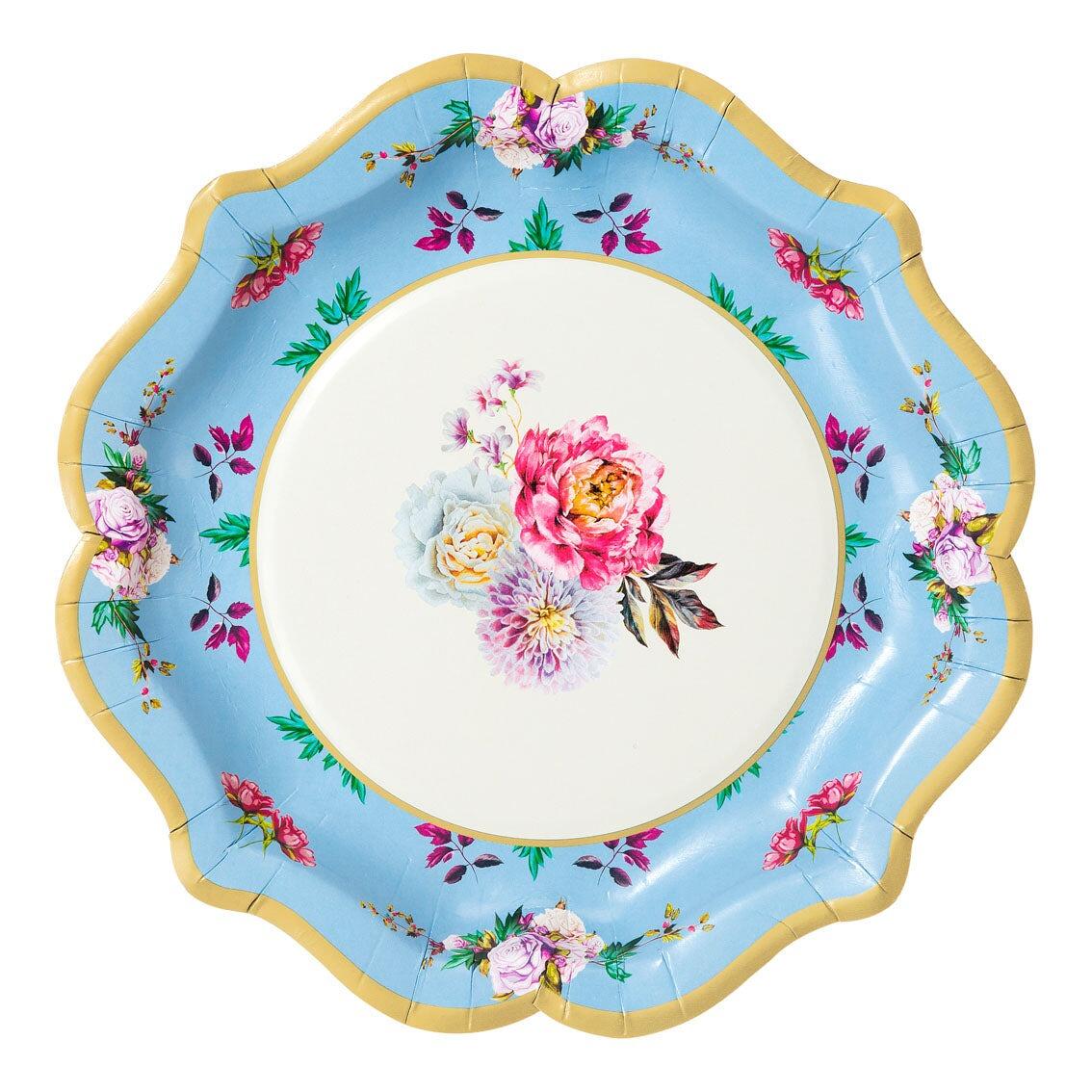 Afternoon tea party paper plates