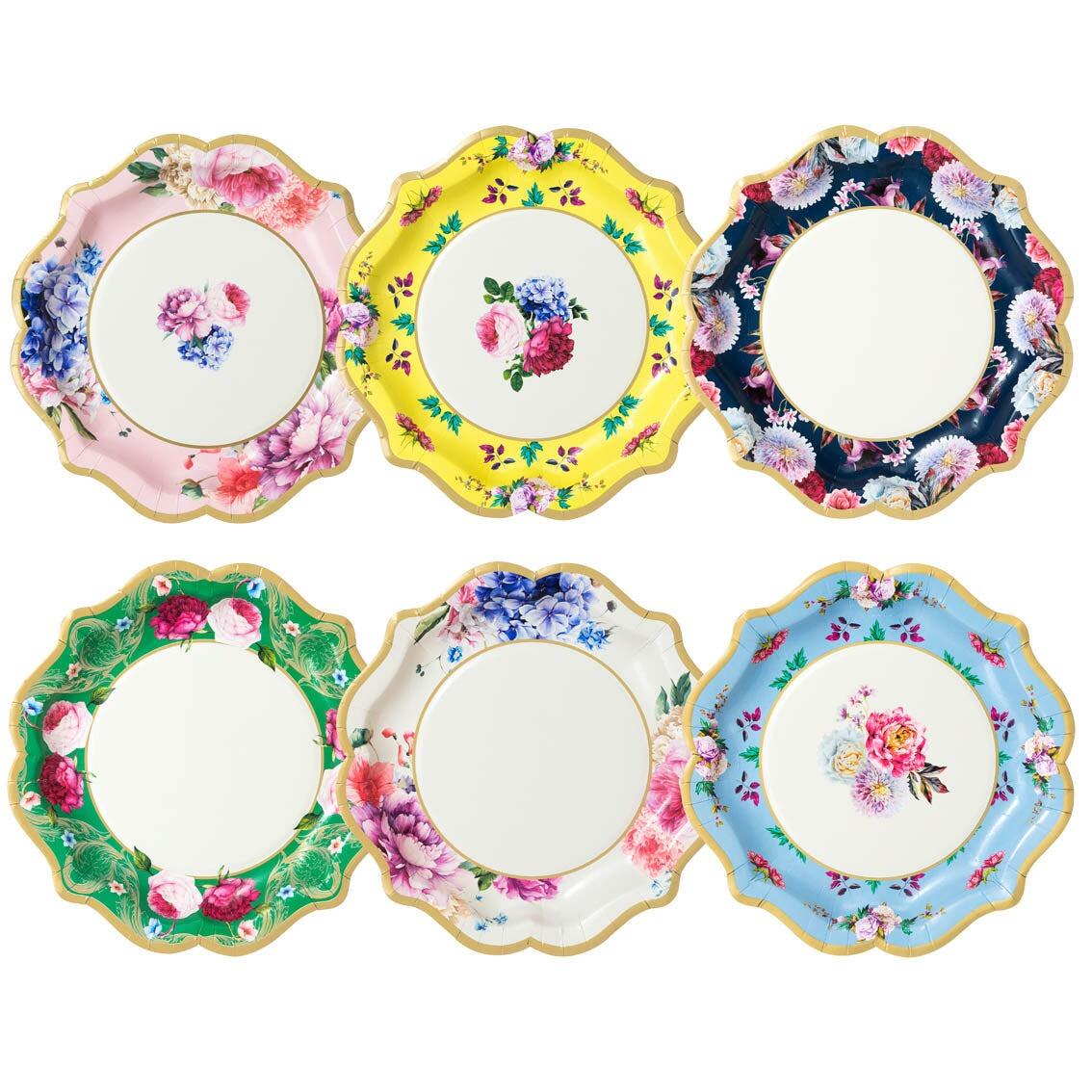 Afternoon tea party paper plates