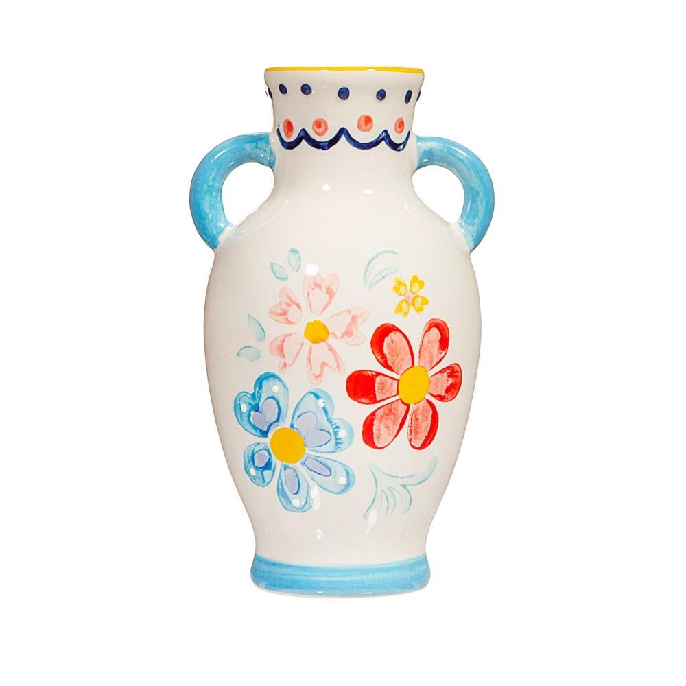 Small vase with floral design