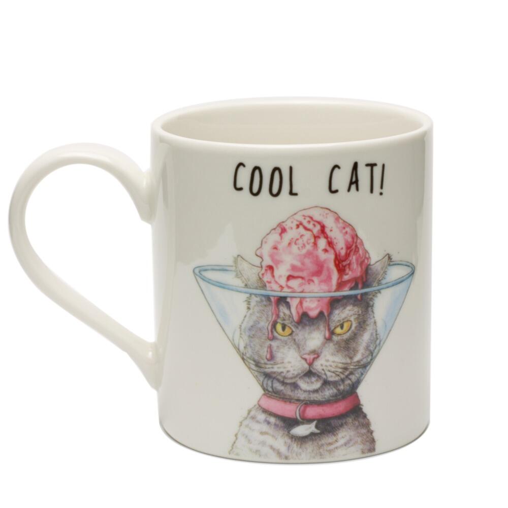 Bewilderbeest funny cool cat mug