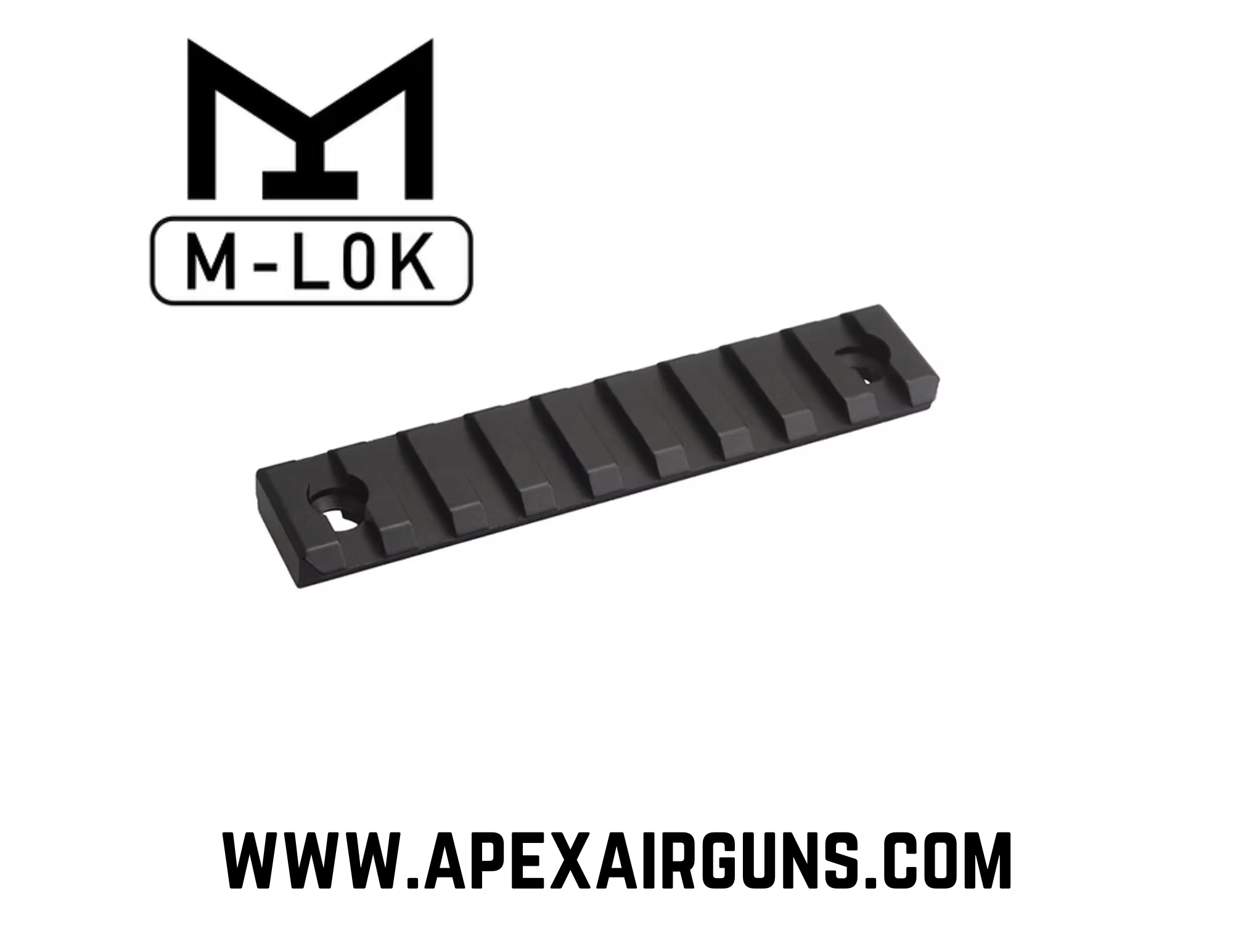 Picatinny/Weaver M-LOK Rail Section - 4 Inch