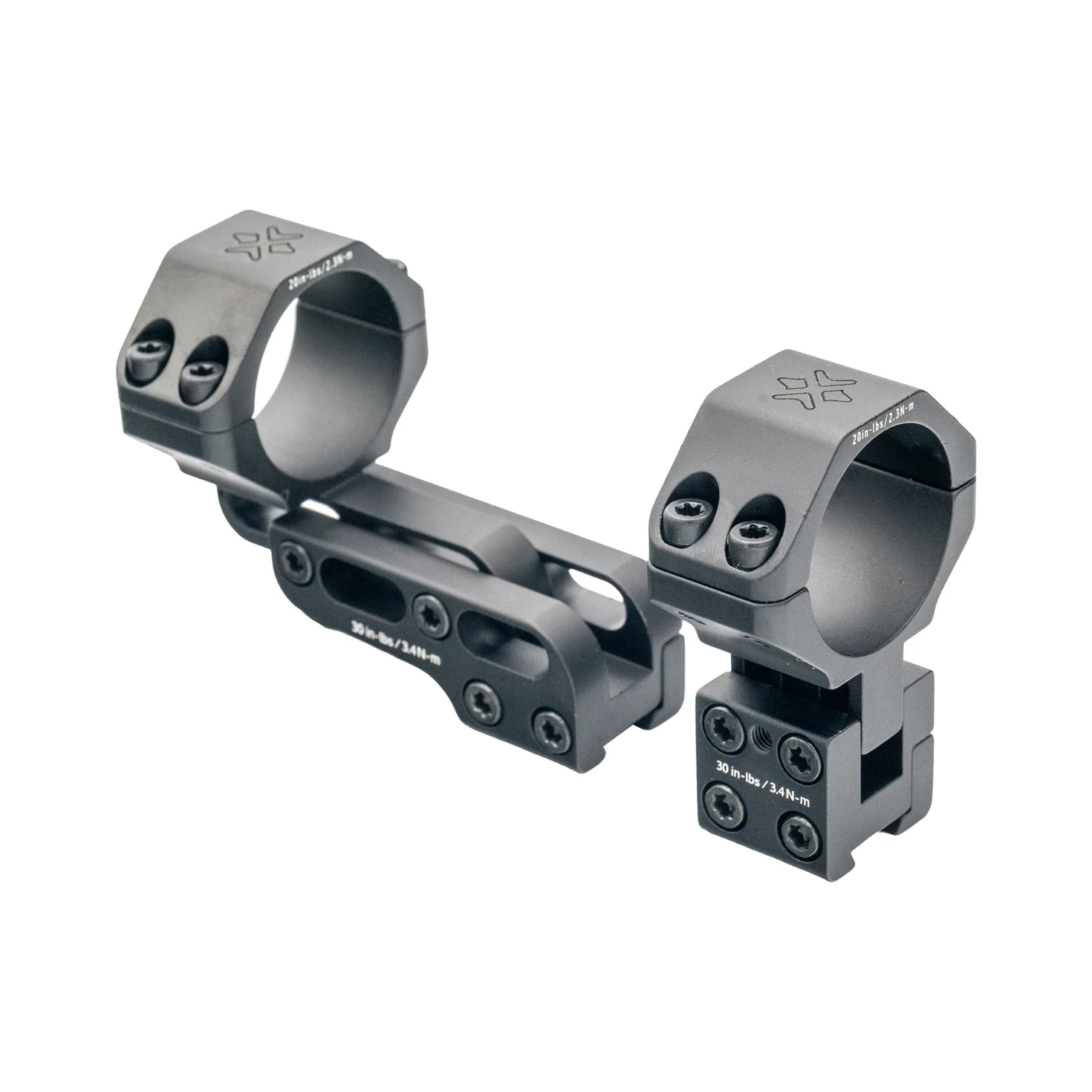 WestHunter 1inch / 30mm Adjustable Raise Scope Mounts – Dovetail, Adjustable Center Height, Hunting Rings