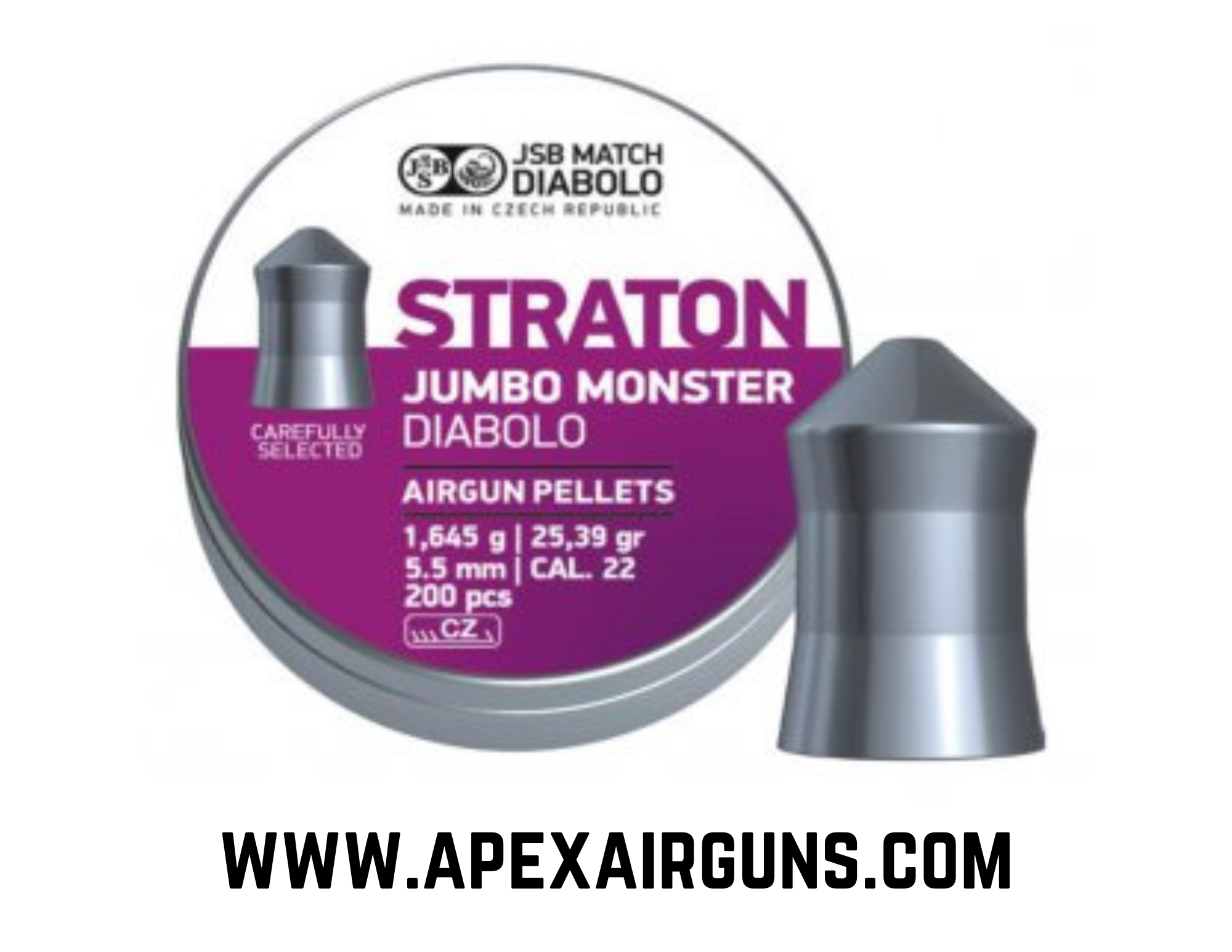 JSB Exact Airgun Pellets .177 - 8.44 Grain 500 Pc - View #8