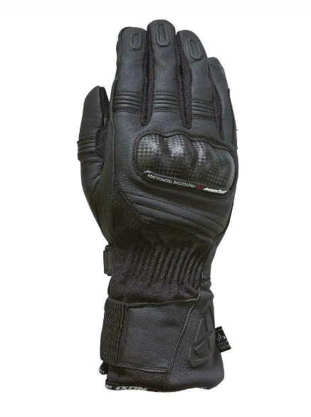 Ixon Motorcycle Gloves RS PRIME Motorbike Ce Waterproof Breathable Black 2XL