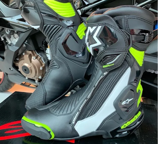 ブラック2 イエロー2 Alpinestars SMX Plus V2 Motorcycle Boots Road Race Black Fluo
