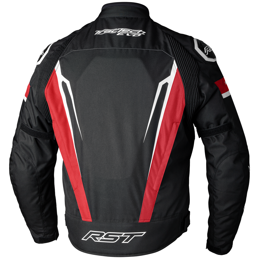 RST Tractech Evo 5 CE Textile Motorcycle Waterproof Jacket Red 3485 ...