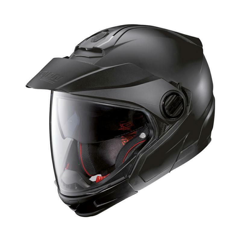 Nolan N40-5 GT Road Crossover Motorcycle Helmet Flat Black Classic N-Com 010