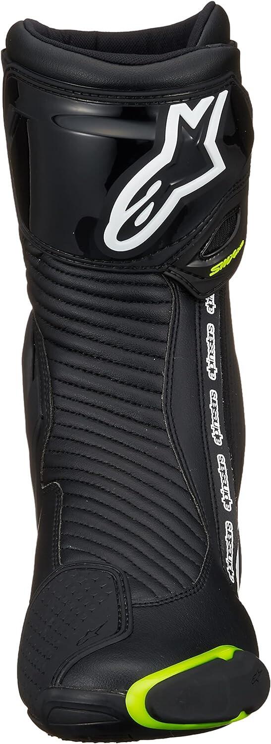 Alpinestars レーシングブーツ 黒/黄緑 SMX PLUS V2 Alpinestars SMX Plus V2 Motorcycle Boots Road Race Black Fluo