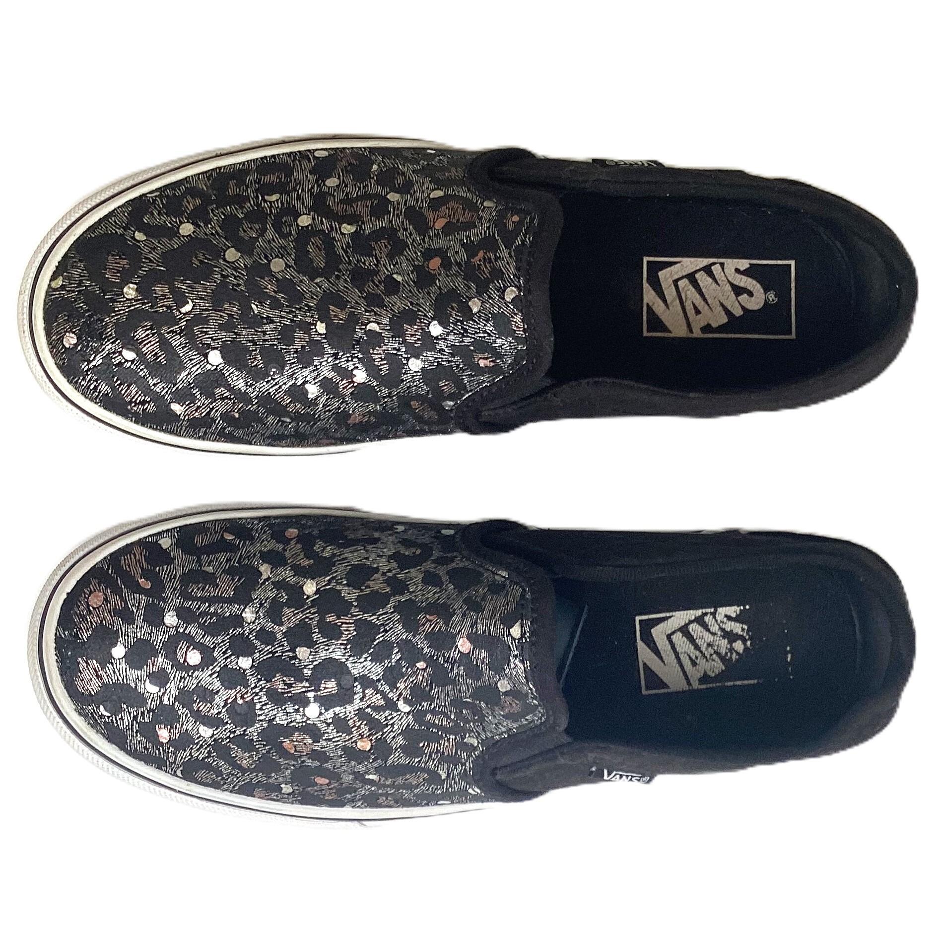 Black and silver vans clearance