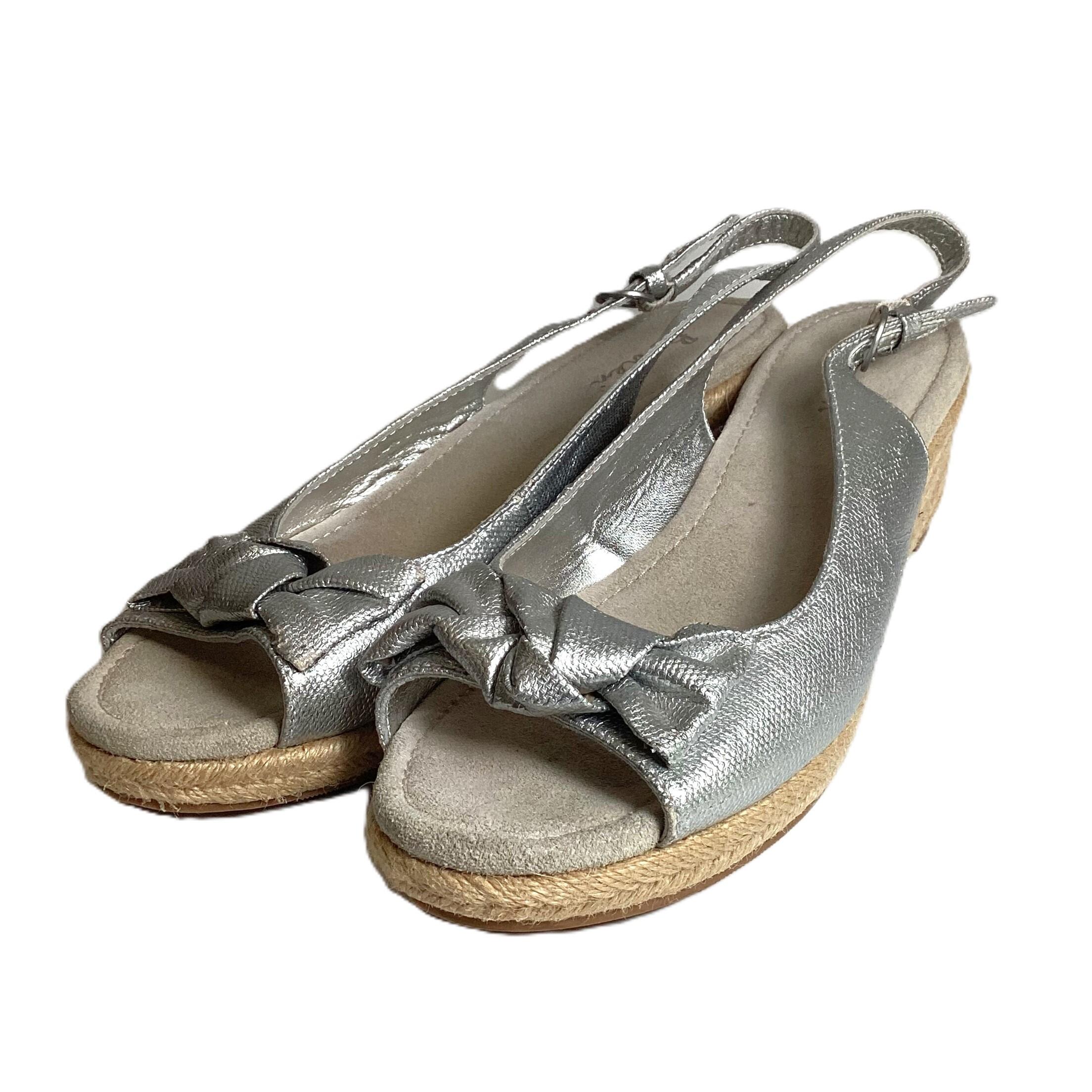 Grey wedge sandals uk hotsell