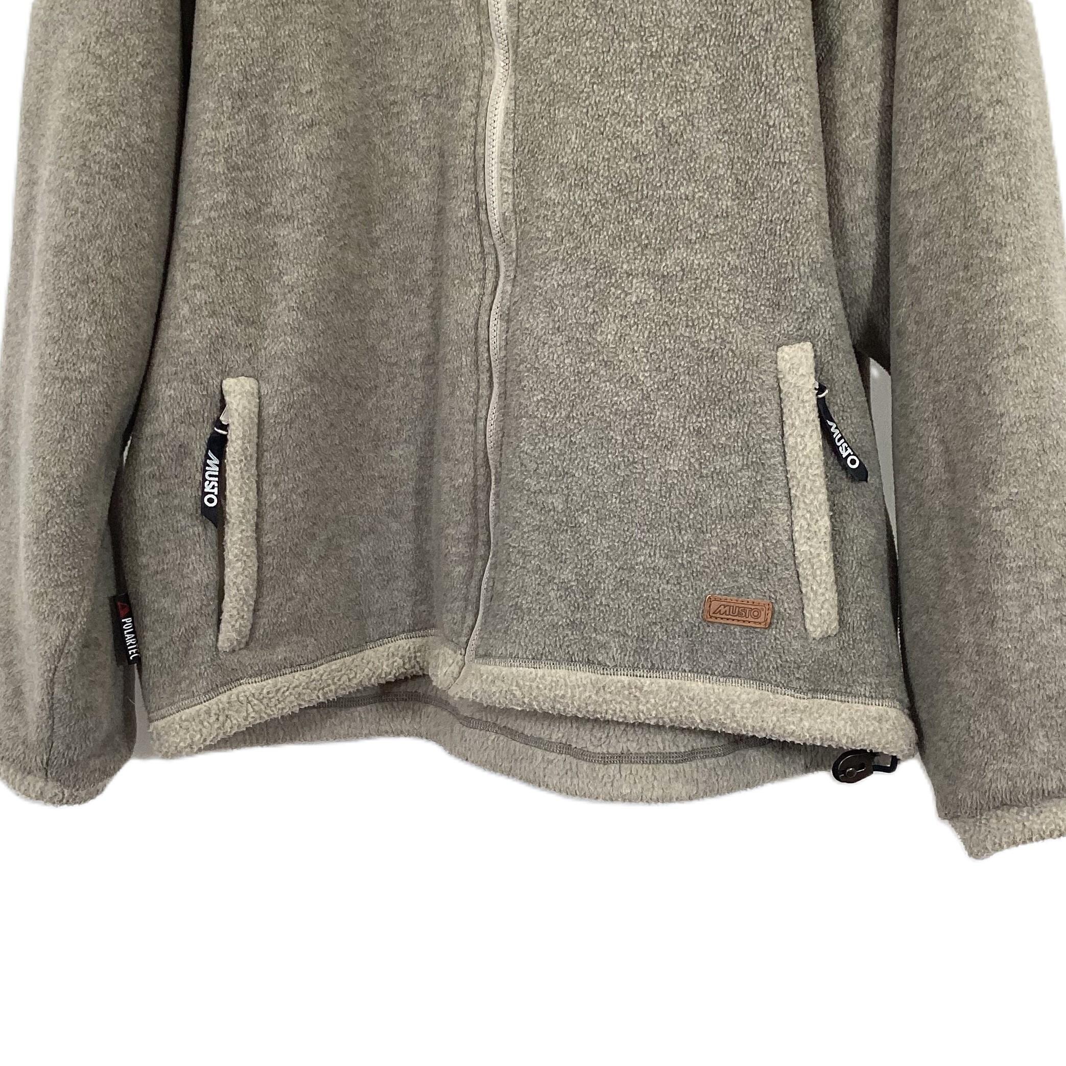 Musto Grey Zip Up Fleece M